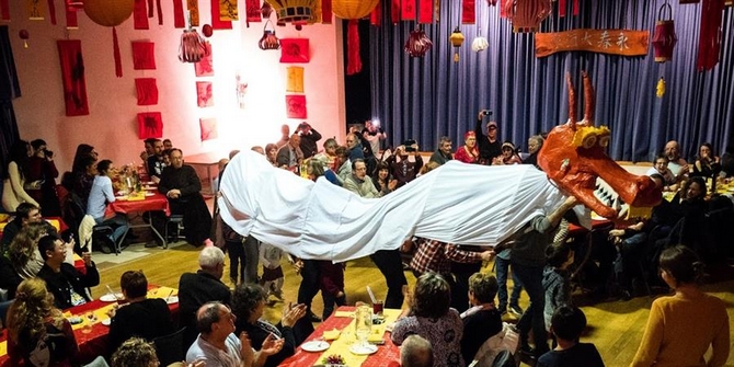 Le dragon du Nouvel An chinois 2019